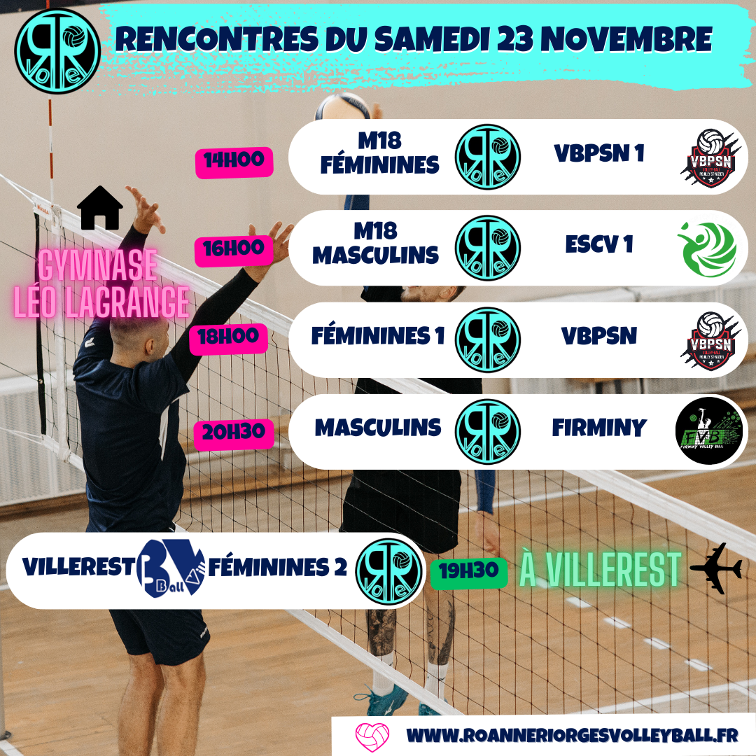 Rencontres du Samedi 23 Novembre