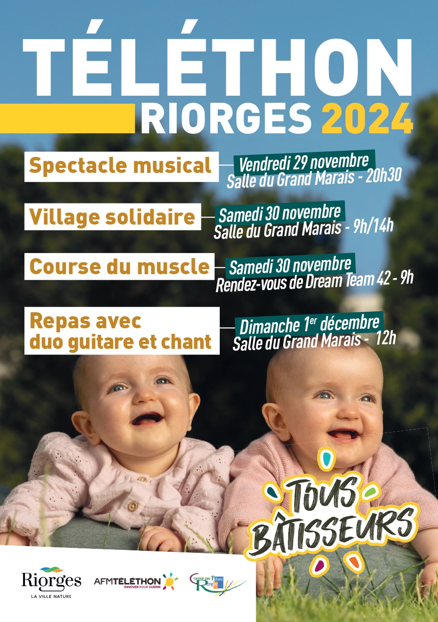 Programme Téléthon à Riorges